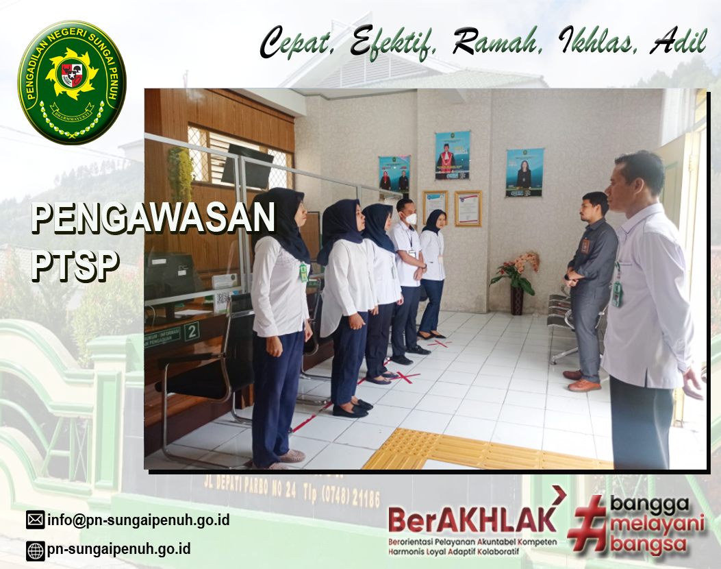 Pengawasan PTSP
